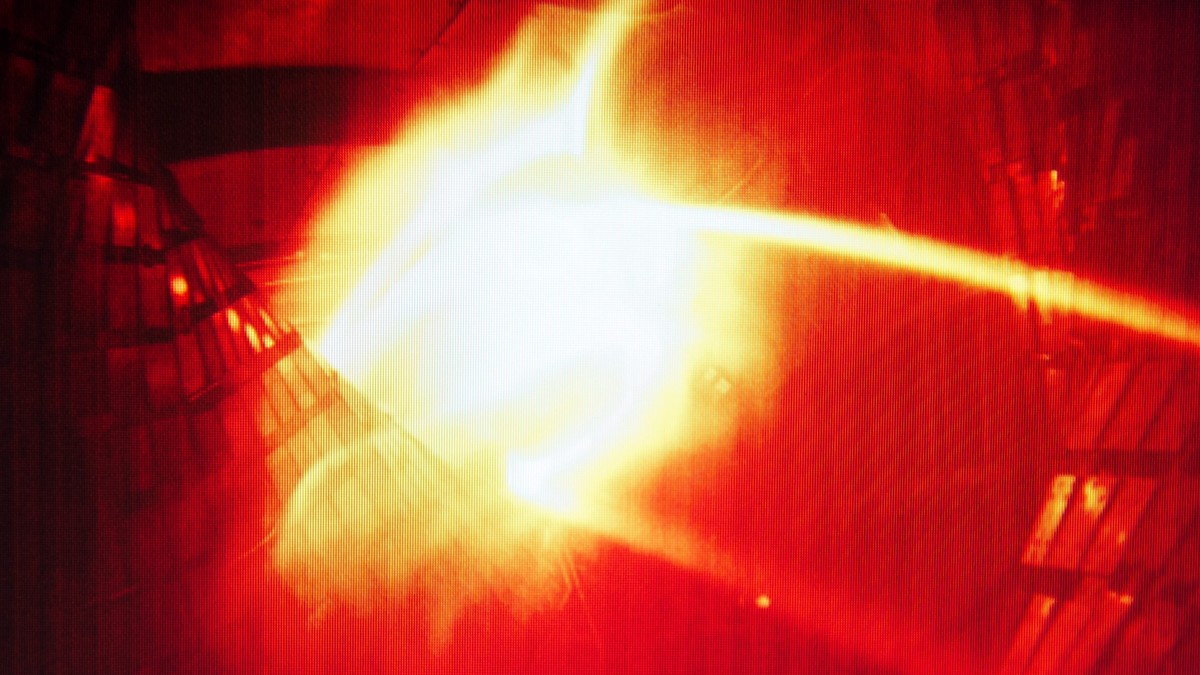 epa05063723 A colourized computer image shows the first plasma from the 'Wendelstein 7-X' nuclear fusion research centre at the Max-Planck-Institut for Plasma Physics (IPP) in Greifswald, Ge ...