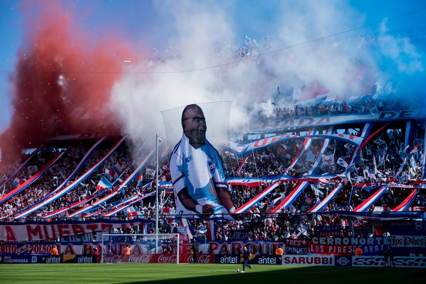 Club Nacional de Football and Club Atletico Penarol face each other for the Torneo Clausura 2022 at Gran Parque Central Stadium on Semptember 04, 2022 in Montevideo, Uruguay. MONTEVIDEO, URUGUAY - SEM ...