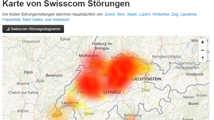 Schweizweit können viele Swisscom-Firmenkunden seit Montagvormittag nicht oder nur eingeschränkt telefonieren.