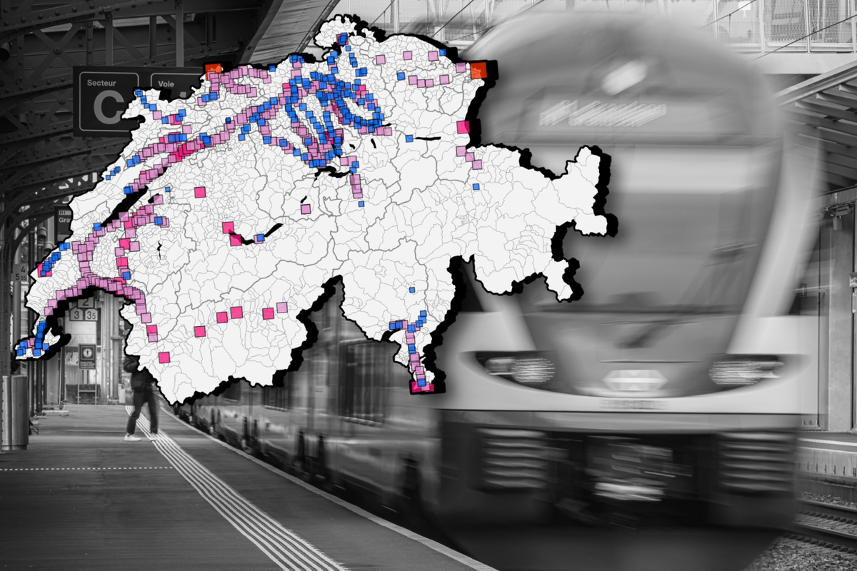 Voici les gares suisses où les trains sont le plus souvent en retard