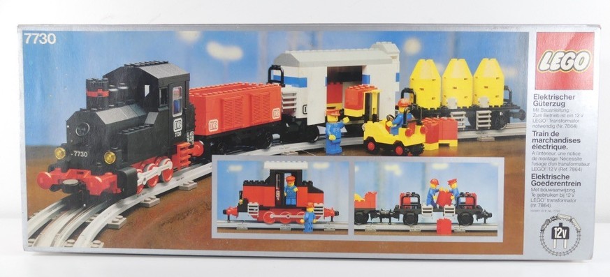 Auch der elektrische Güterzug gehört zu den wertvollsten Lego-Sets.