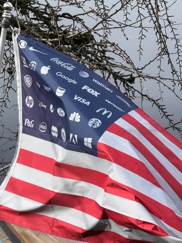 US-Flagge (Satire)