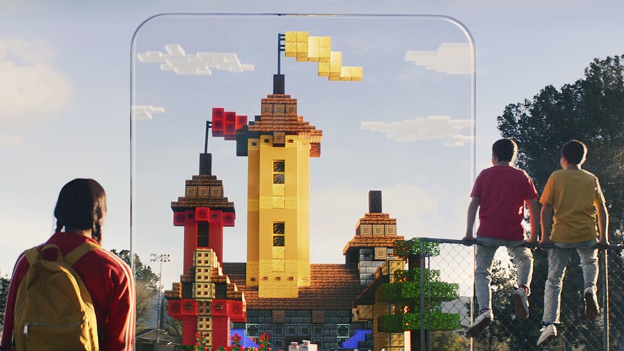 «Minecraft Earth» heisst das kommende Augmented-Reality-Spiel für Android-Smartphones und das iPhone.