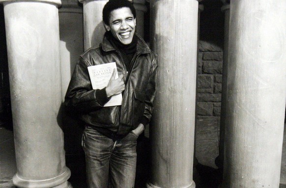 Undatierte Bilder zeigen Barack Obama während seiner Studienzeit.