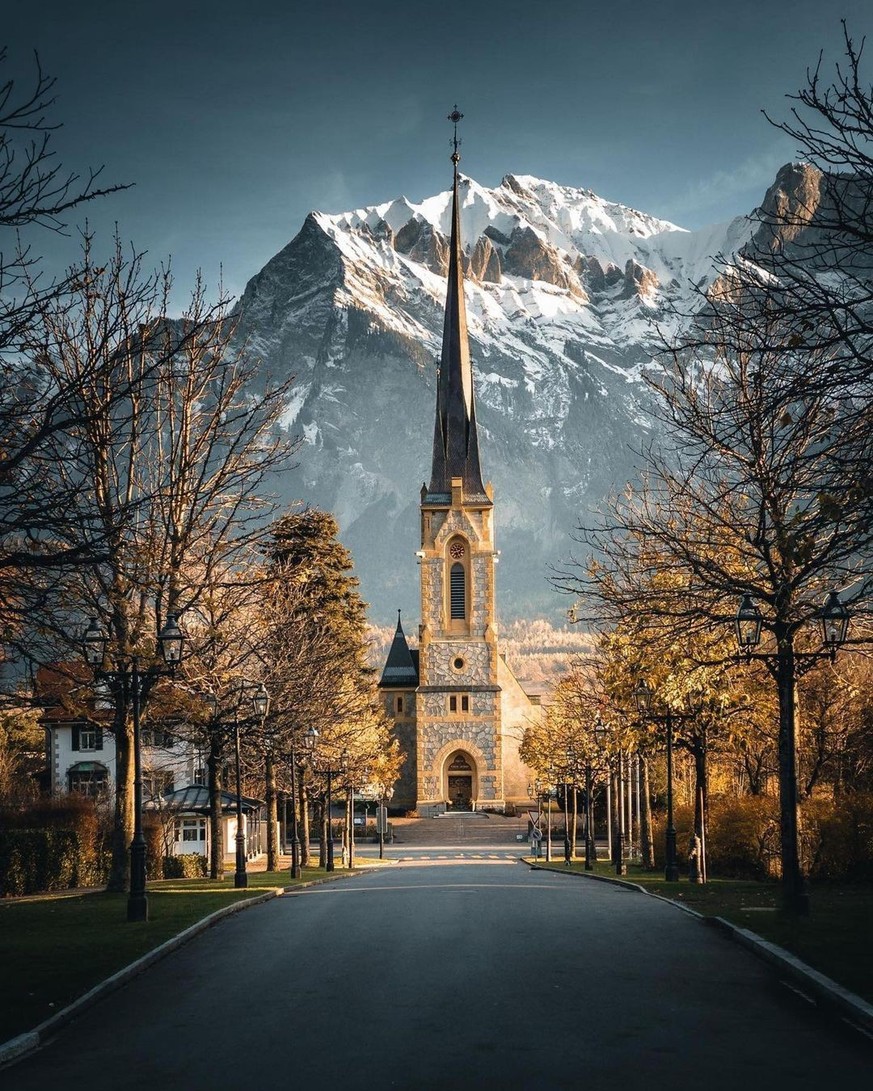 Rauszeit schöne Bilder von Visit Switzerland Evangelische Kirche Bad Ragaz