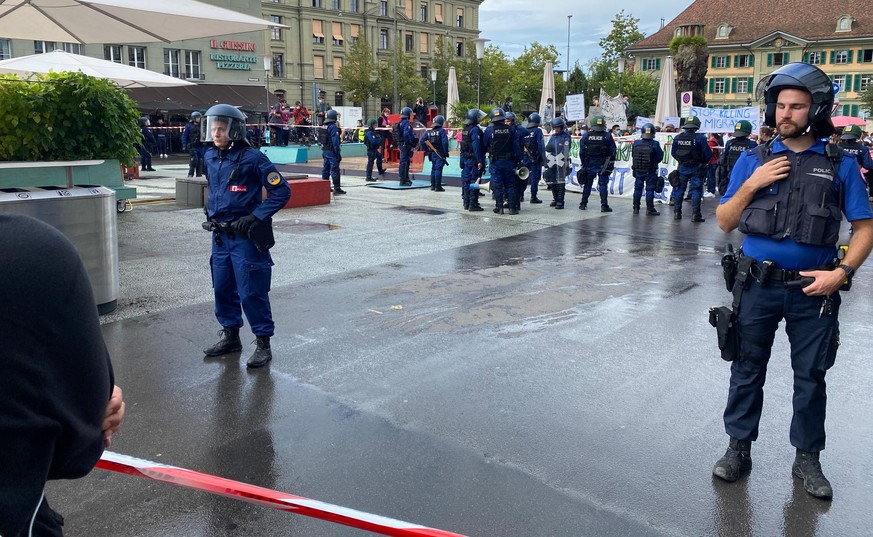 Eritrea-Demo auf Waisenhausplatz am 22. September 2020.