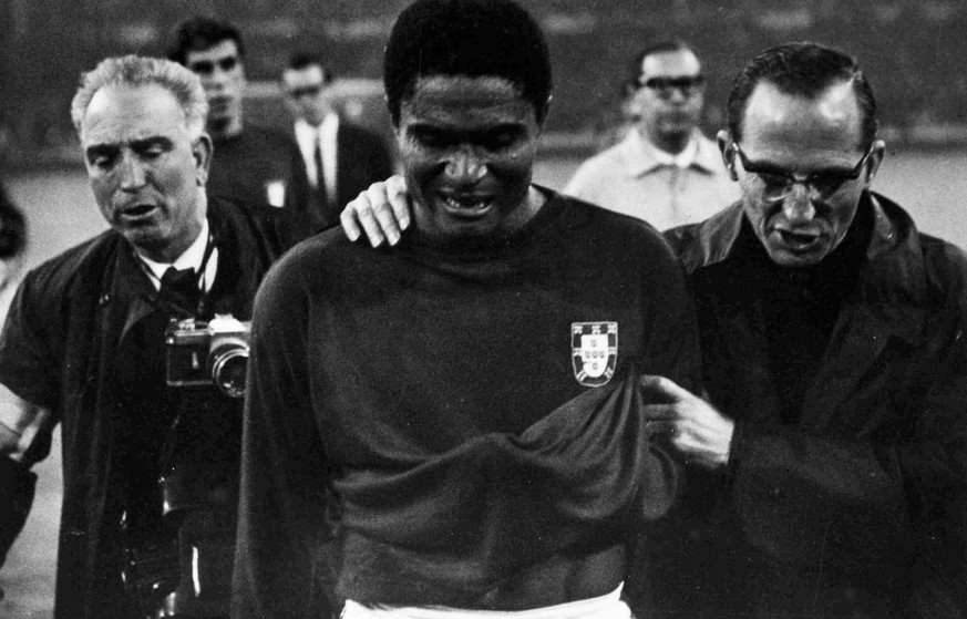 An der WM 1966 scheiterte Portugal mit Superstar Eusebio im Halbfinal am nachmaligen Weltmeister England.<br data-editable="remove">