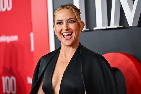 Kate Hudson attends the Time100 Gala, celebrating the 100 most influential people in the world, at Frederick P. Rose Hall, Jazz at Lincoln Center on Thursday, April 23, 2026, in New York. (Photo by Ev ...