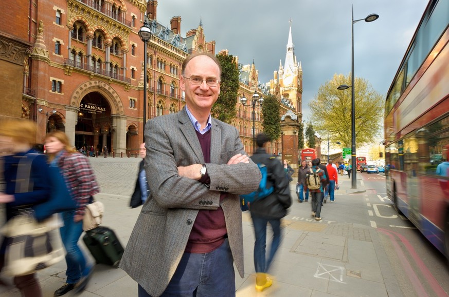 Scientist and author Matt Ridley is photographed outside St Pancreas Station in London on Friday, April 13, 2012. (Fiona Hanson/AP Images)