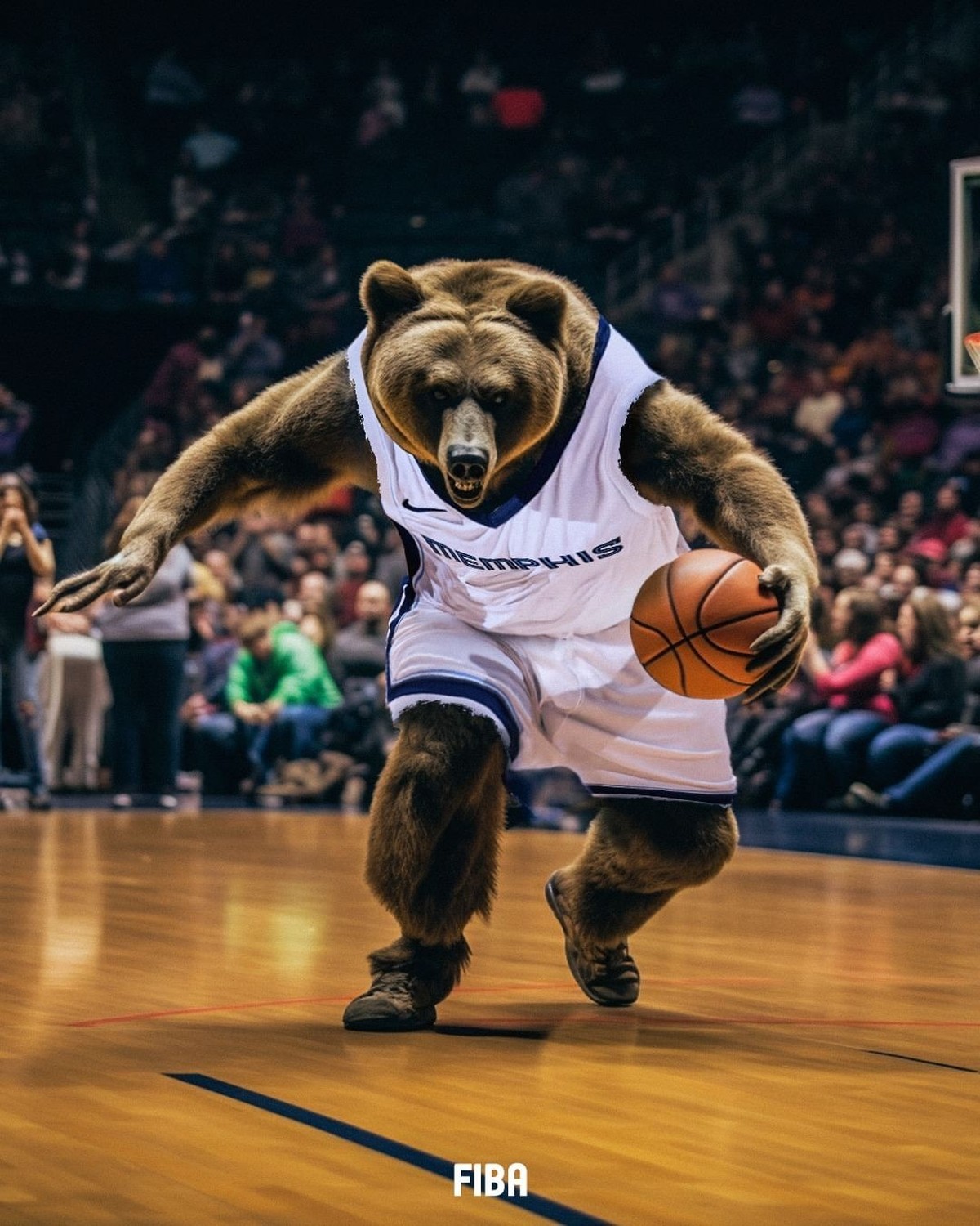 Voici un pivot plutôt difficile à déloger au poste bas: un grizzly, rien que ça! Si les Grizzlies sont aujourd'hui basés à Memphis dans l'État du Tennessee, cela n'a pas toujours été le cas. L'équipe ...