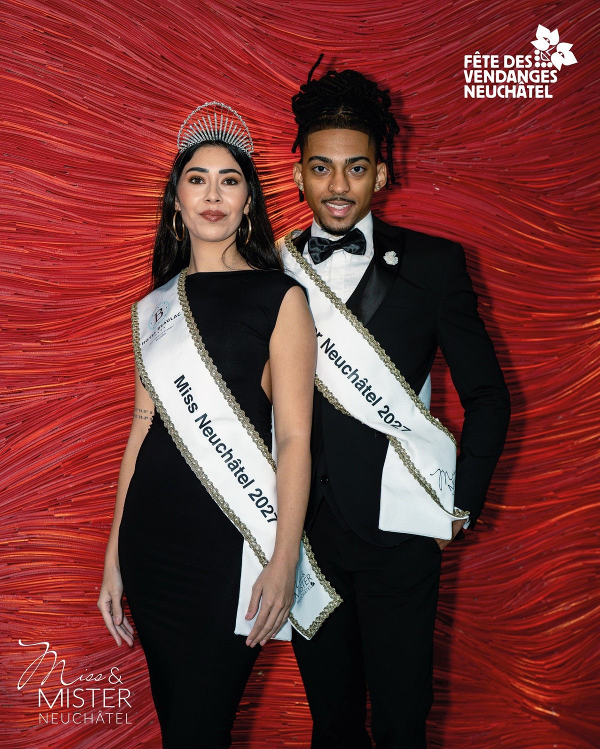 Portrait des deux gagnants: Ruwaiyda Al Hasheme et Gabriel Nyange.