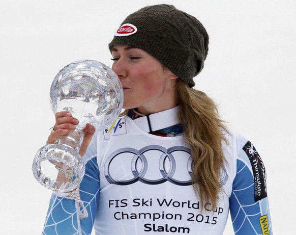 Mikaela Shiffrin darf sich zurecht über ihre dritte kleine Kristallkugel freuen.