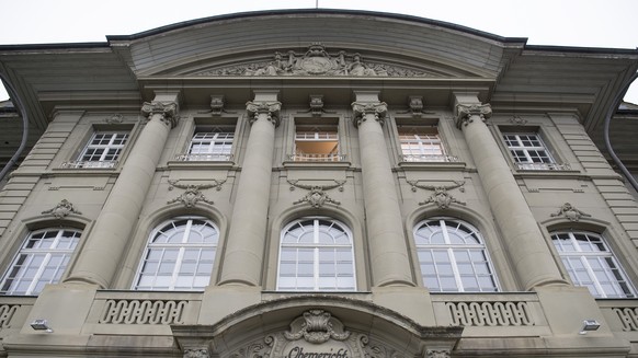 Sicht auf das Obergericht des Kantons Bern, am Donnerstag, 7. April 2016, in Bern. Ein Urteil des Berner Obergerichts im Prozess um den Mord an eine Callgirl in Langenthal wird heute erwartet. (KEYSTO ...