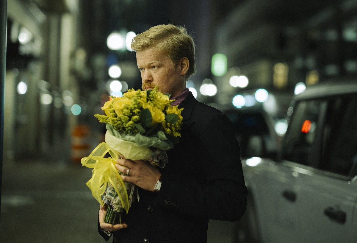 This image released by Searchlight Pictures shows Jesse Plemons in a scene from "Kinds of Kindness." (Atsushi Nishijima/Searchlight Pictures via AP)