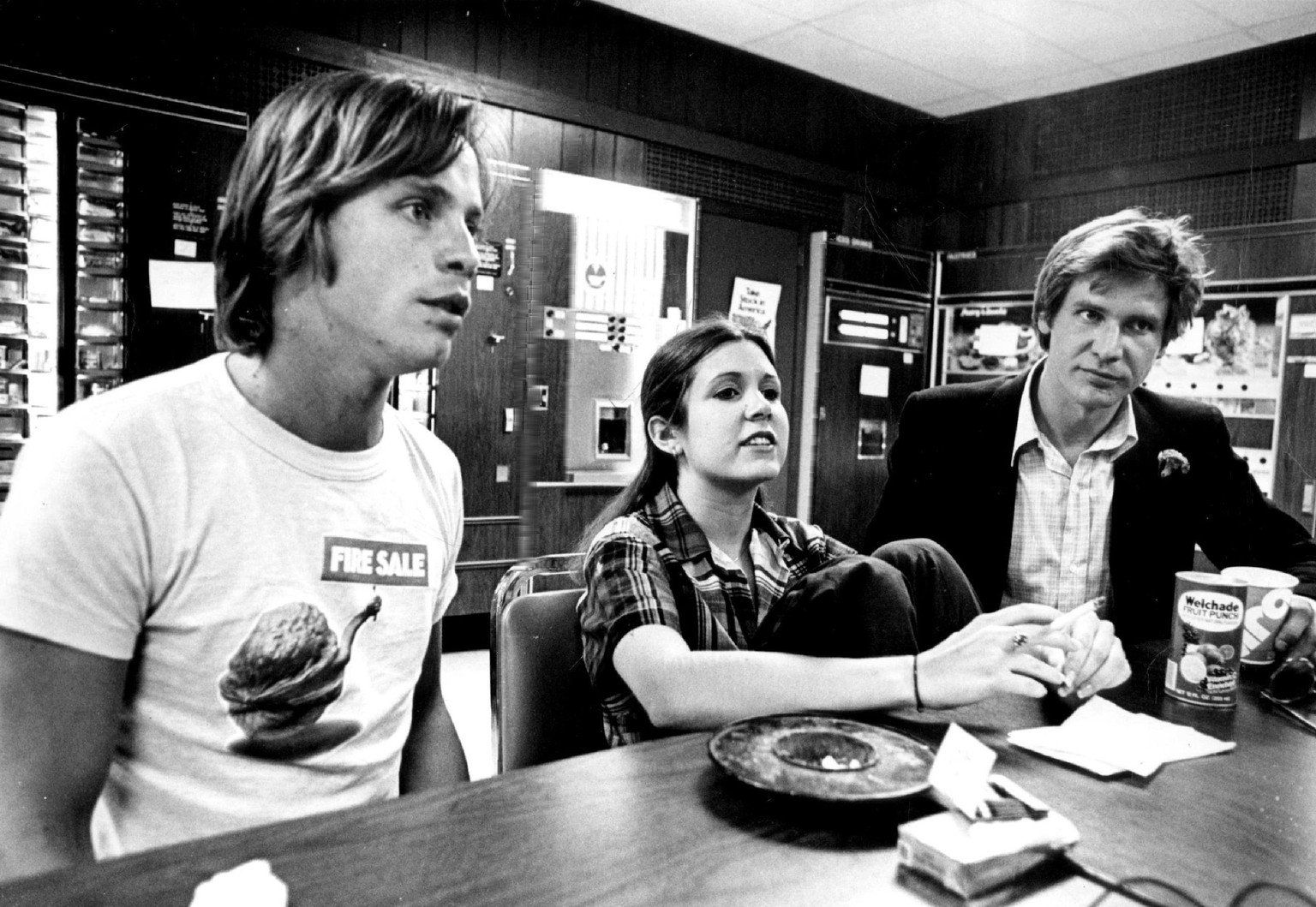 JUN 15 1977, MAY 30 1978, JUN 4 1978; 'Star Wars' has Given three Performers that 'All-Important Break'; Featured in the popular science fantasy movie are, from left, Mark Hamill, ...