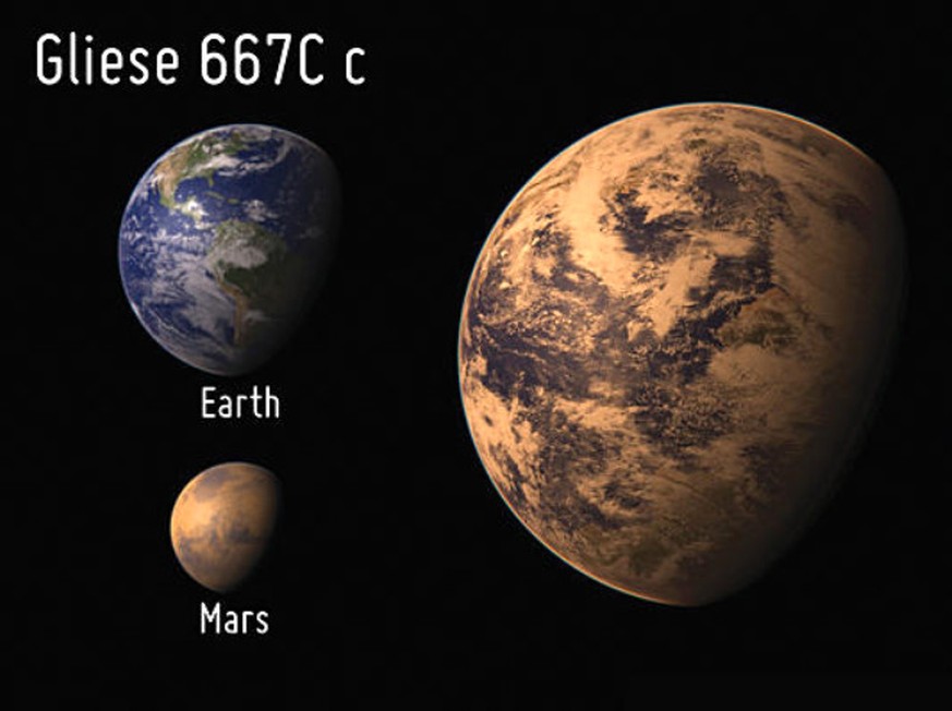 Exoplanet Gliese 667 C c