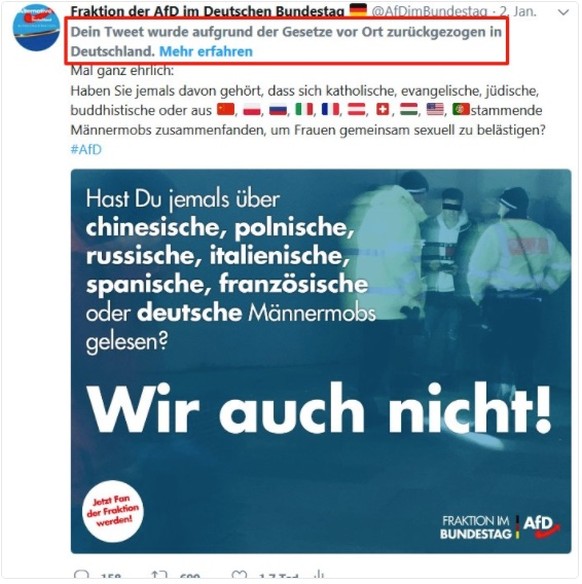 Tweet AfD