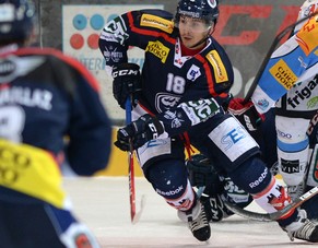 Inti Pestoni darf am Spengler Cup für Servette stürmen.