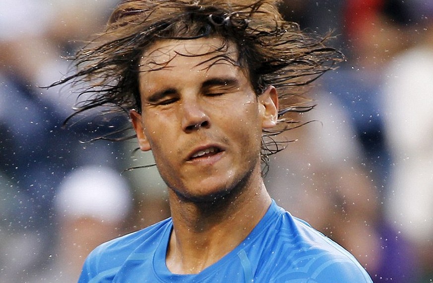 Die Haarpracht von Rafael Nadal war einmal eine Pracht.