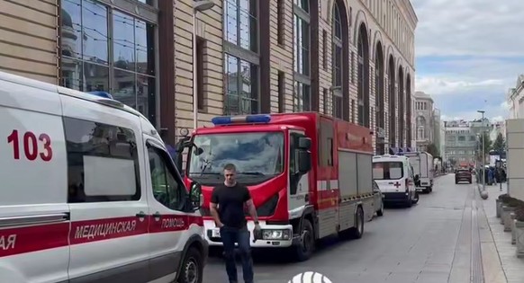 Das Gebäude wurde nach dem Zwischenfall evakuiert.