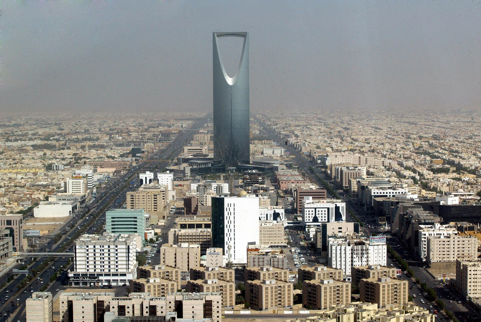 Kingdom Tower, das Wahrzeichen von Riad.