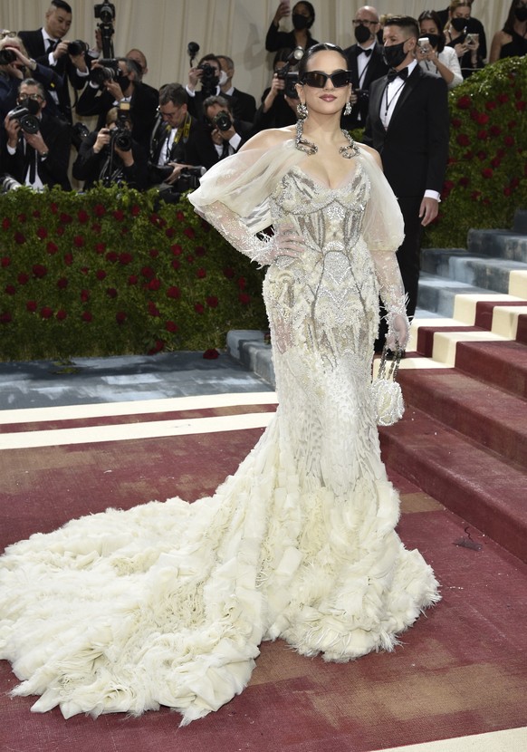 Rosalia attends The Metropolitan Museum of Art&#039;s Costume Institute benefit gala celebrating the opening of the &quot;In America: An Anthology of Fashion&quot; exhibition on Monday, May 2, 2022, i ...