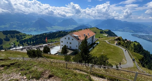 Rigi Kulm Hotel, erstes Gipfelhotel der Schweiz Schweiz der Rekorde