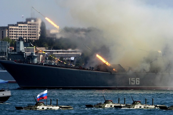 Russische Raketen auf der Krim.