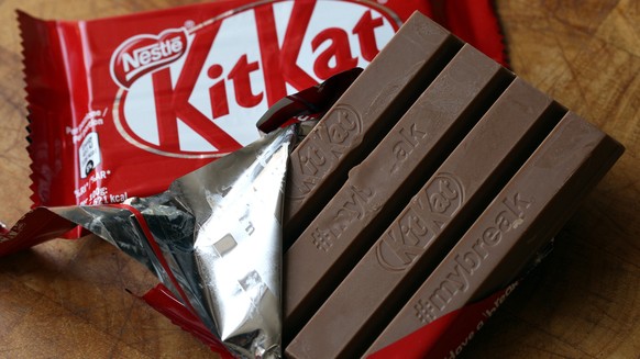 FILE - A KitKat chocolate bar in Rugby, England, on July 25, 2018. (AP Photo/Martin Cleaver, File)
Switzerland-Candy Bars Stolen
