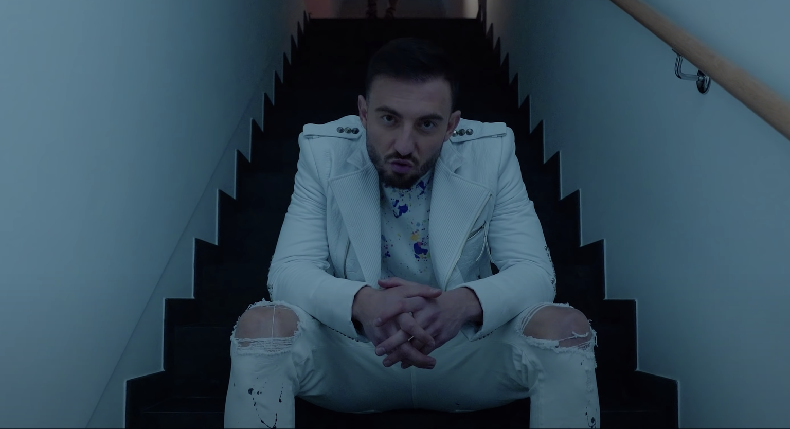 Josip Drmic in seinem jüngsten Musikvideo.