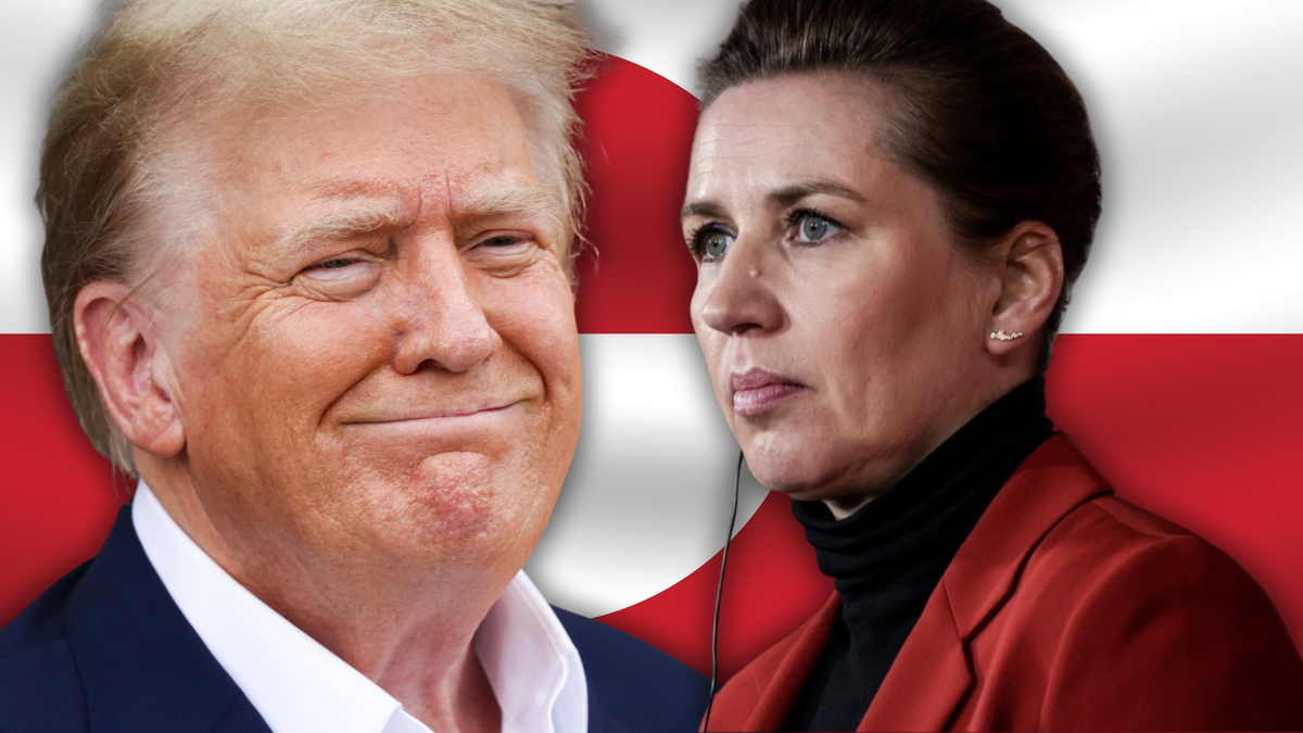 Donald Trump et Mette Frederiksen