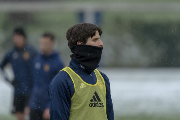 Timm Klose beim ersten Training des Jahres des FC Basel 1893 in Basel, am Mittwoch, 6. Januar 2021. (KEYSTONE/Georgios Kefalas)