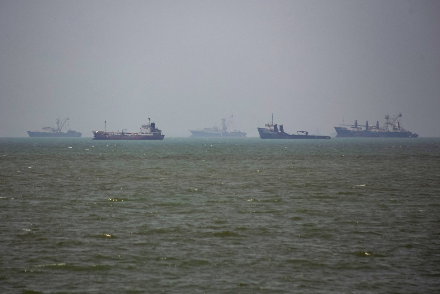 Vessel activity in the Strait of Hormuz BANDAR ABBAS, IRAN - JUNE 21: RESTRICTIONS: No Access Israel Media/Persian Language TV Stations Outside Iran/Strictly No Access BBC Persian/VOA Persian/Manoto T ...