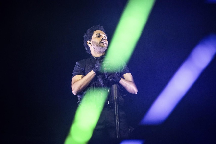 The Weeknd auf der Bühne des Coachella Festivals 2022