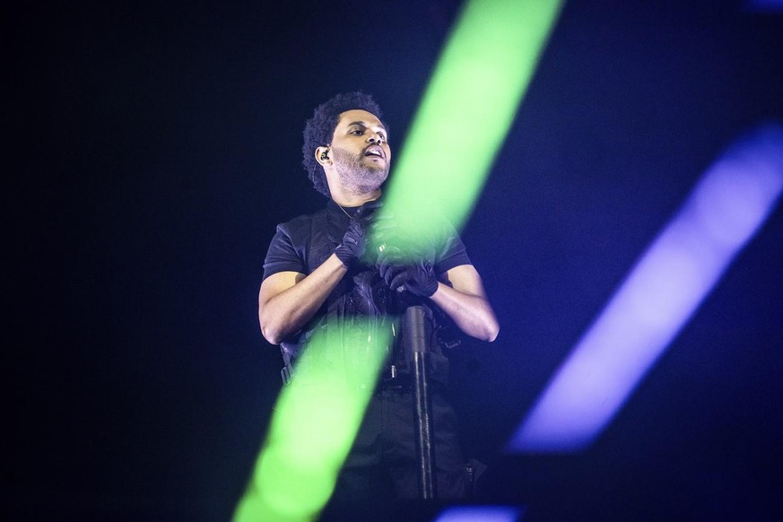 The Weeknd auf der Bühne des Coachella Festivals 2022