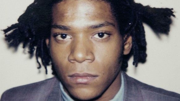 epa04602020 An undated handout image supplied by Bonham's auction house in London, UK on February 3, 2015 shows the 'Portrait of Jean-Michel Basquiat' by American artist Andy Warhol.  The portrait of 1 ...
