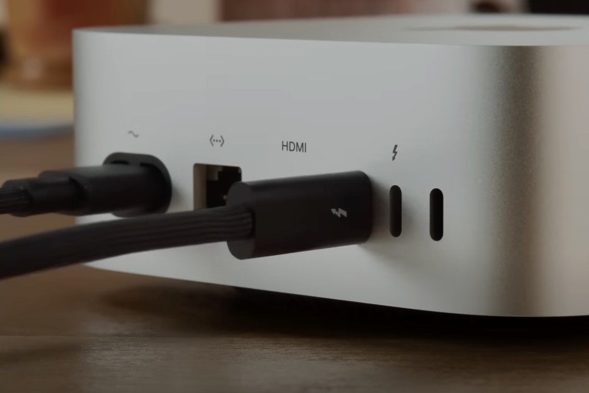 Anschlüsse des Mac Mini (2024)