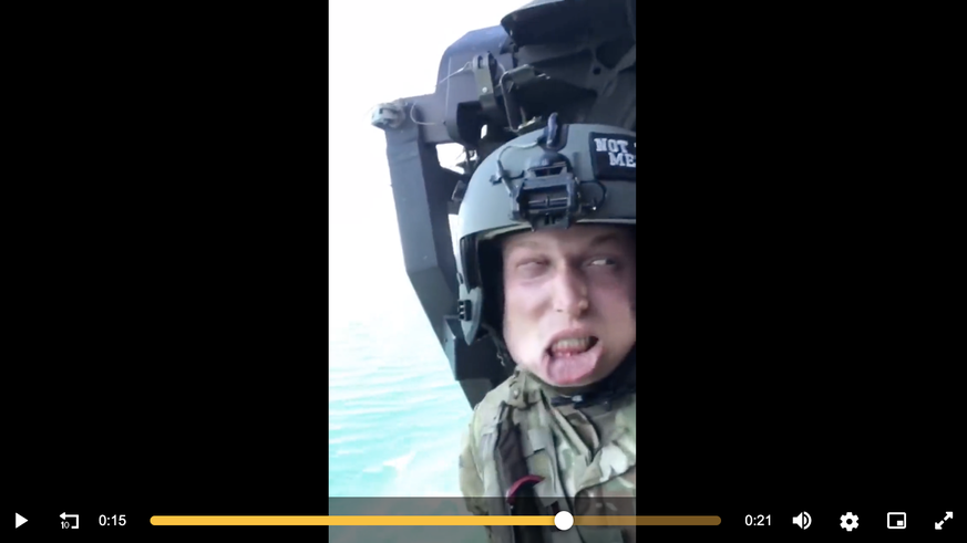 Kein schmerzverzerrtes Gesicht, sondern ein lustiger Soldat. Die Nachfolger-Website der LiveLeak-Macher will mit unblutigen Handyvideos punkten. 