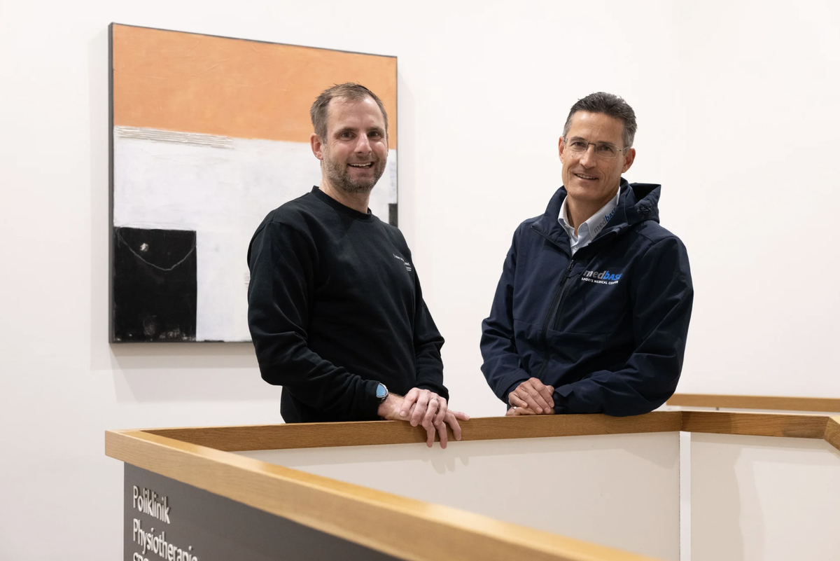Hanspeter Betschart (links), «Chief Medical Officer» von Swiss Olympic. und sein Vorgänger Patrik Noack.