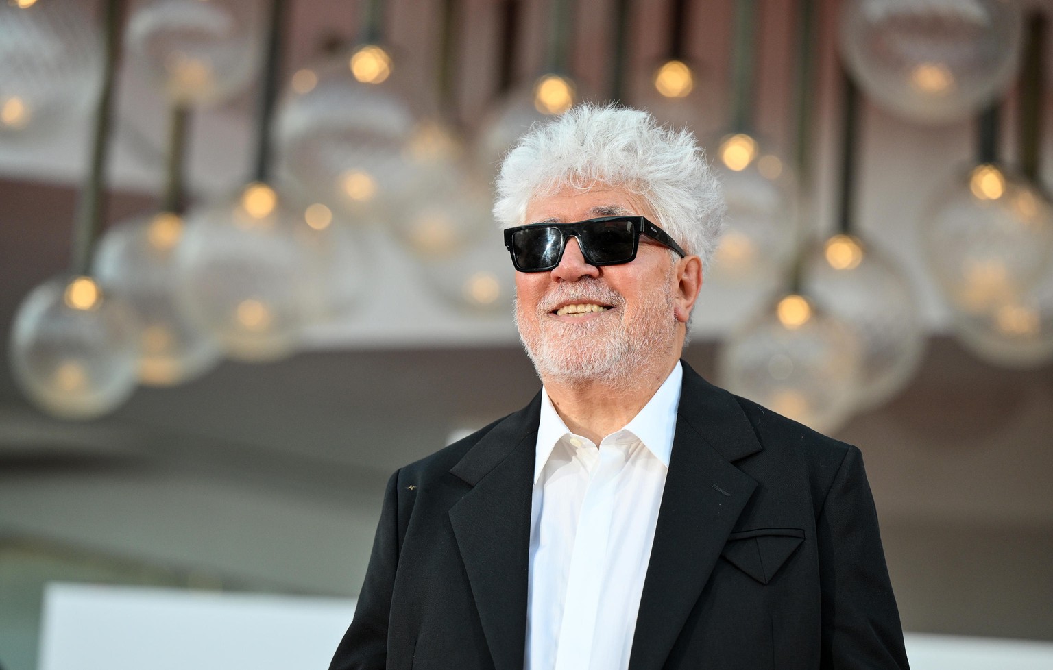 epaselect epa11591800 Spanish director and screenwriter Pedro Almodovar arrives for the closing ceremony of the 81st annual Venice International Film Festival, in Venice, Italy, 07 September 2024. EPA ...