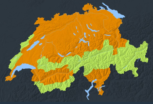 Unwetter Schweiz Karte