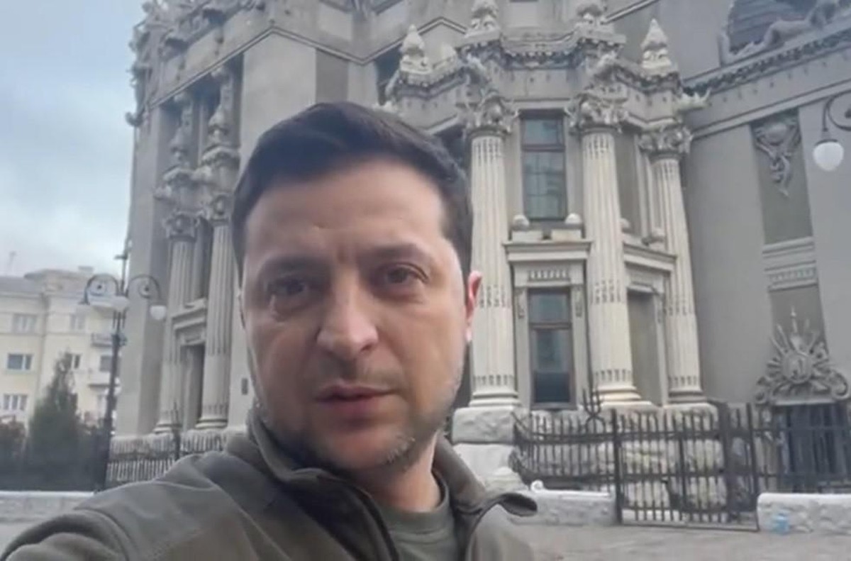 Volodymyr Zelensky, le président ukrainien mobilise ses concitoyens.
