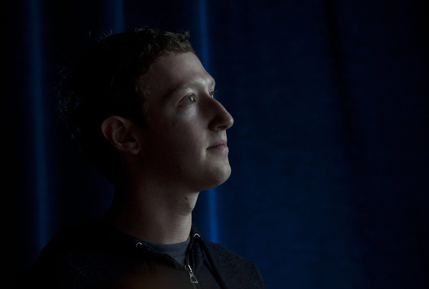 epa05130276 (FILE) A file picture dated 04 April 2013, shows Facebook co-founder and CEO Mark Zuckerberg pausing during an event at the Facebook headquarters in Menlo Park, California, USA. Smartphone ...