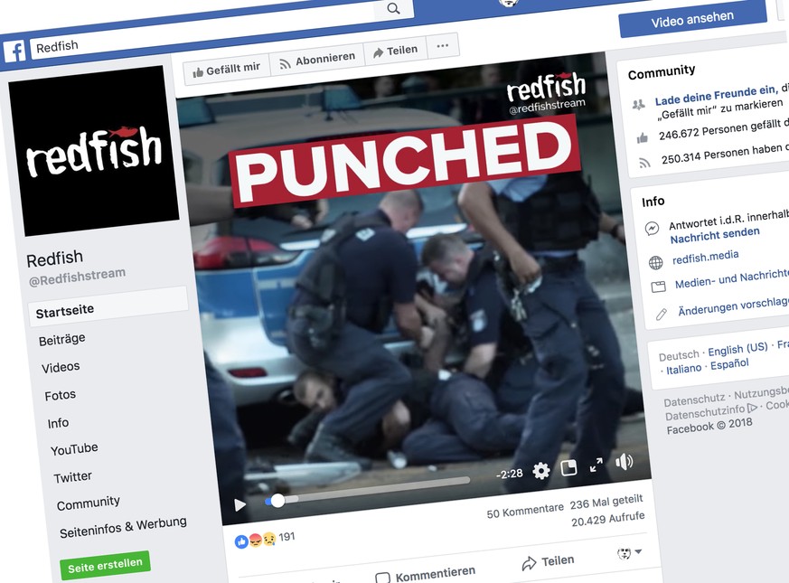 Redfish richtet sich an linke und ökologisch interessierte Facebook-User.