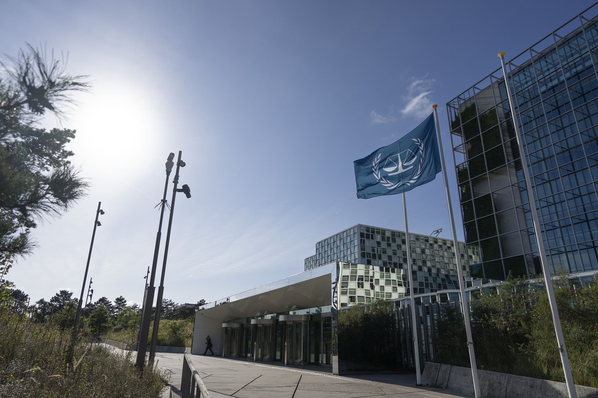 FILE - View of the ICC, the International Criminal Court, in The Hague, Netherlands, Monday, Sept. 16, 2024. (AP Photo/Peter Dejong, File)