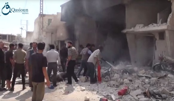 Russische Jets bombardierten auch Vororte der Hauptstadt Damaskus&nbsp;– insgesamt wurden in den letzten 24 Stunden rund 20 Angriffe geflogen.