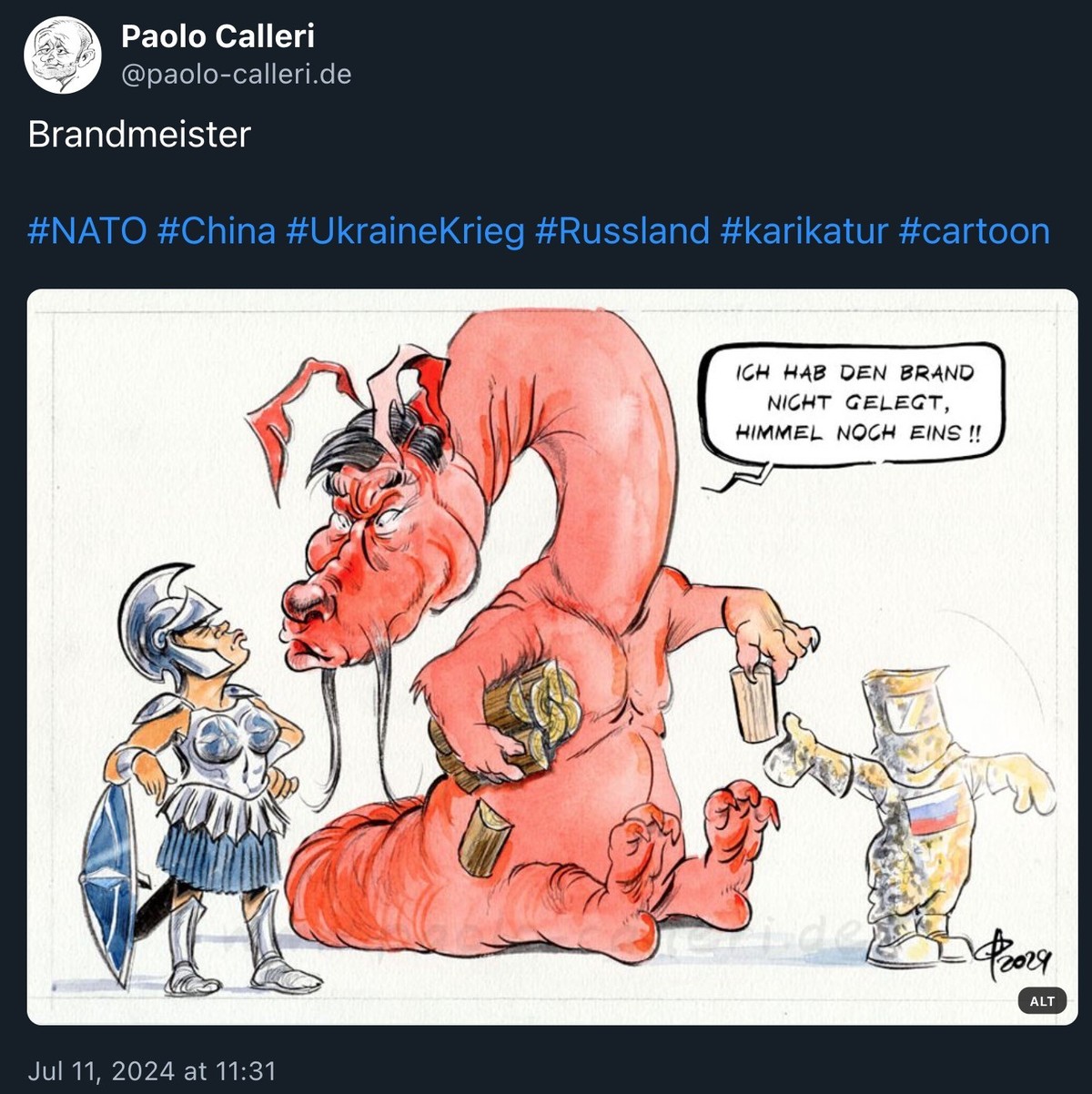 China-Karikatur
