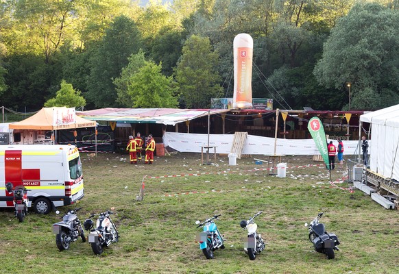 Das Konzertgelände nach dem Amoklauf.