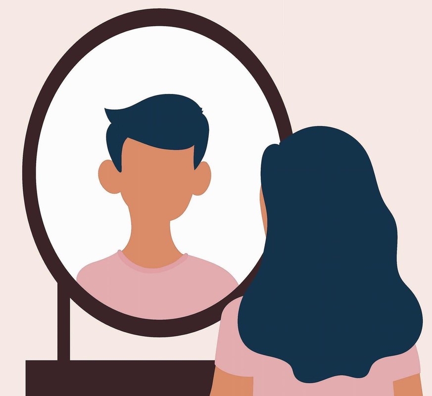 Der Blick in den Spiegel täuscht: Ob jemand trans ist oder nicht, weiss keine externe Instanz zu beantworten. Nur der betroffene Mensch selbst.