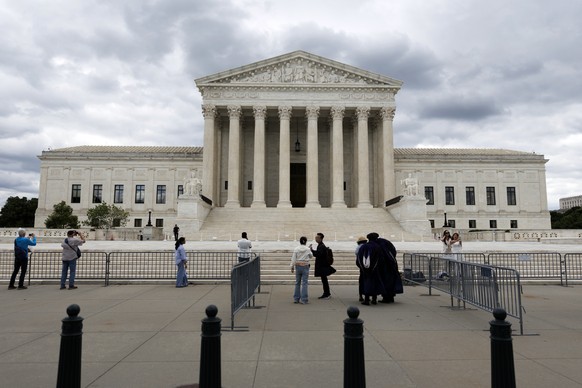 epa12958278 The US Supreme Court in Washington, DC, USA, 14 May 2026. The Supreme Court Justices are due to announce decisions in the coming weeks on a range of cases including US President Donald Tru ...